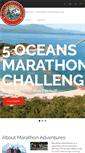 Mobile Screenshot of marathon-adventures.com